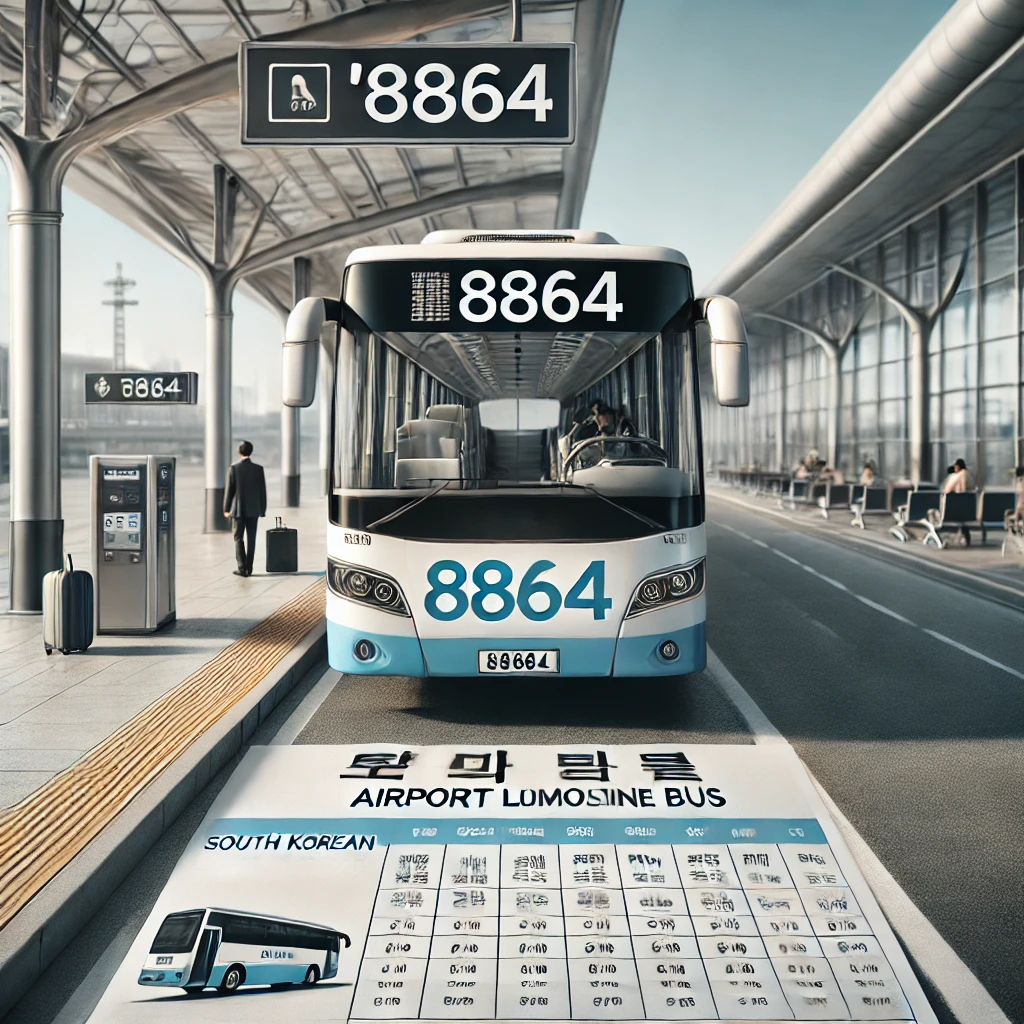 8864번 공항버스 시간표&amp;#44; 공항버스 8864 예매 1