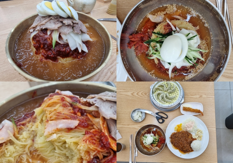 부산역 맛집 왕밀면냉면 중앙동점의 왕밀면 물비빔밀면 비주얼