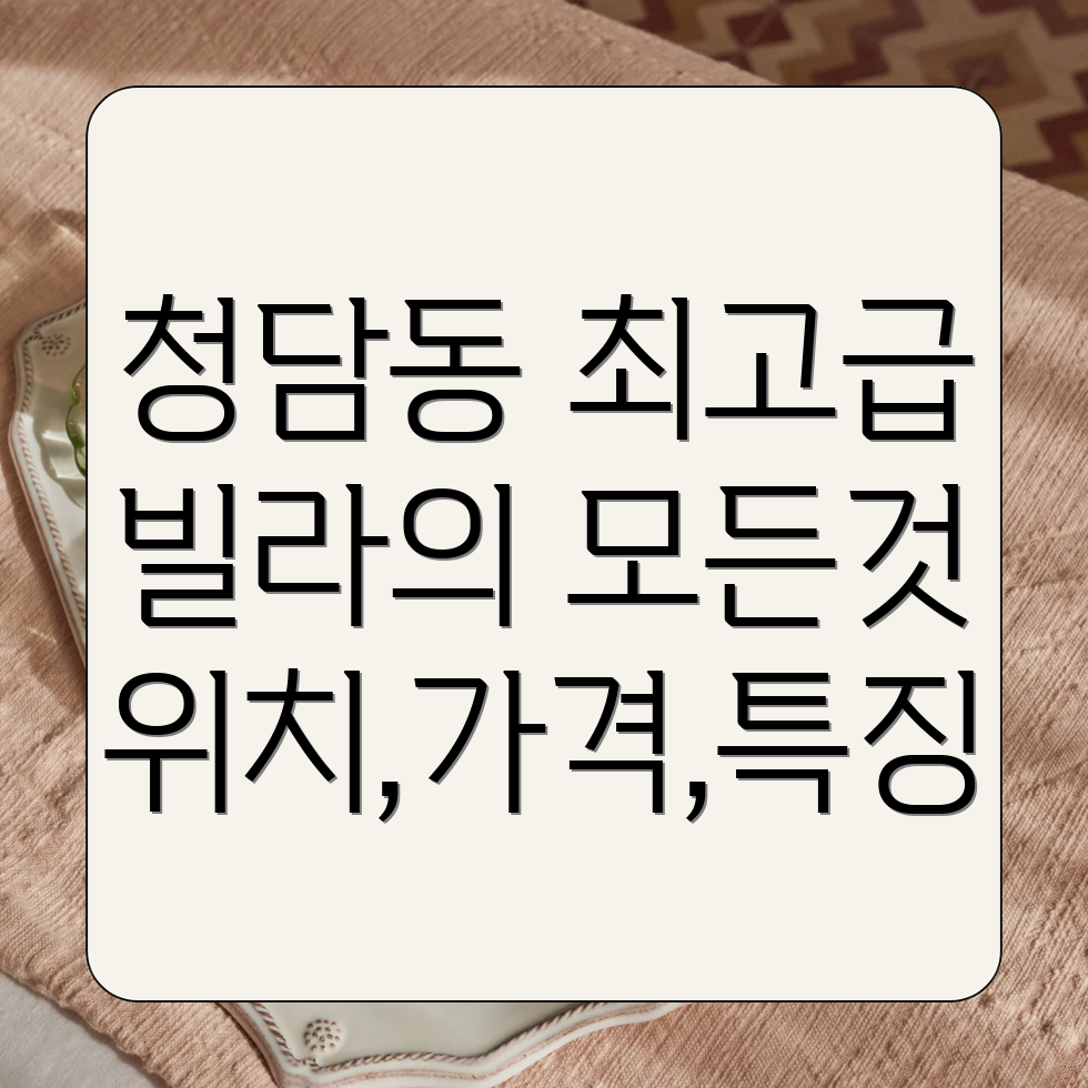 빌라드지디청담