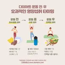 운동 전후 영양 섭취