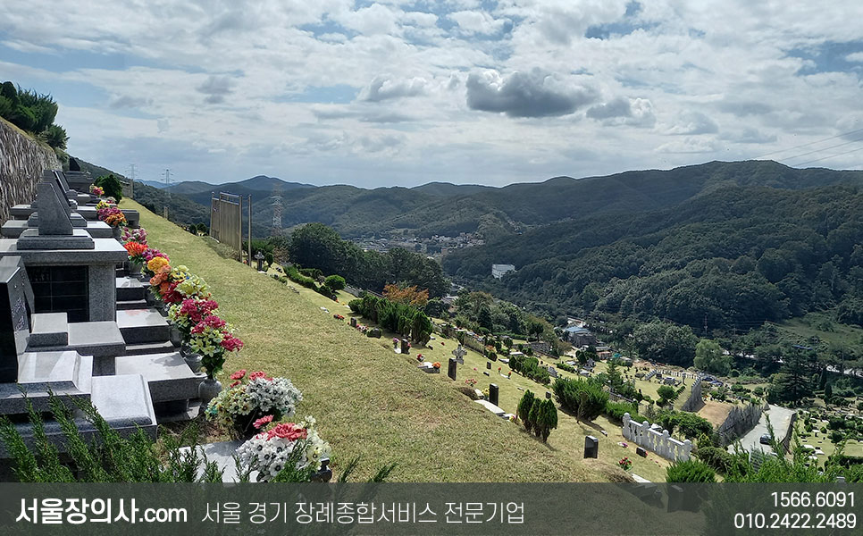 평장묘지의 종류와 10