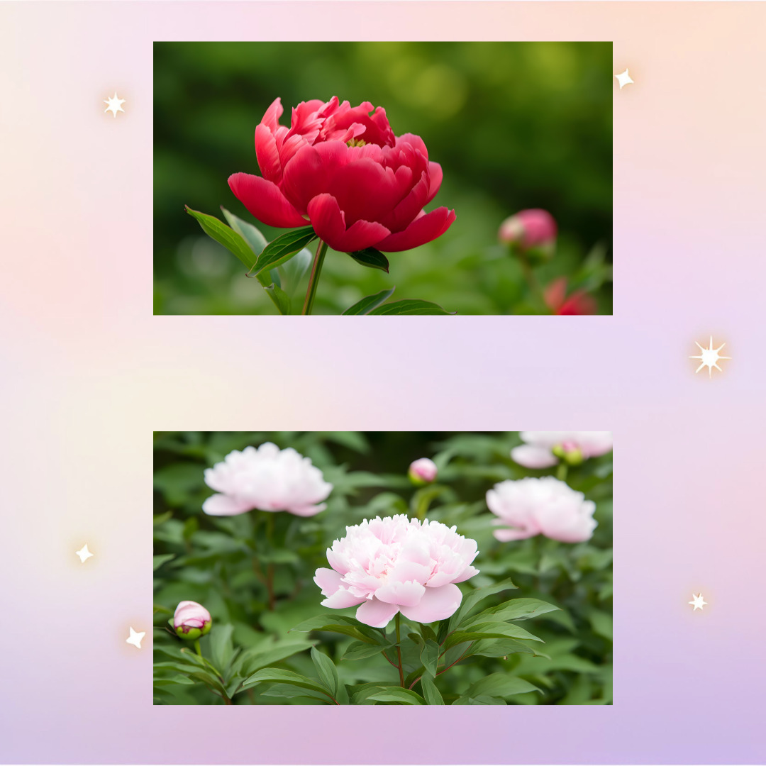 아름다운 모란 꽃 사진