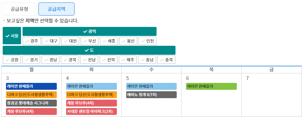 청약-공급지역-확인