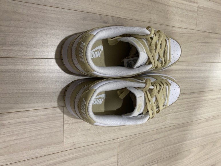 나이키 덩크로우 레트로 팀골드 화이트 베이지 nike dunk low team gold white beige(DV0833-100)