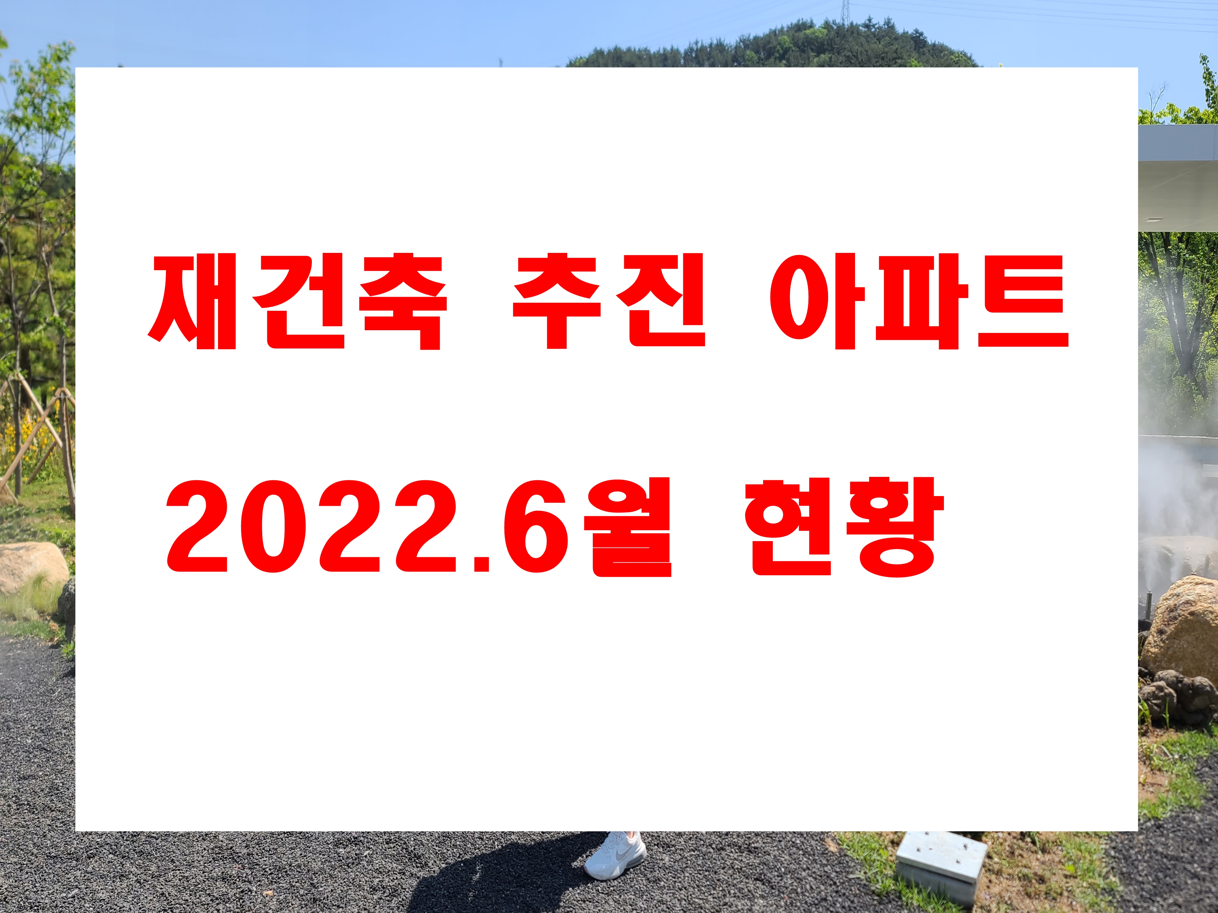  부산 재건축 아파트 추진위 구성 및 조합 설립 인가 지역 현황 6월 정보