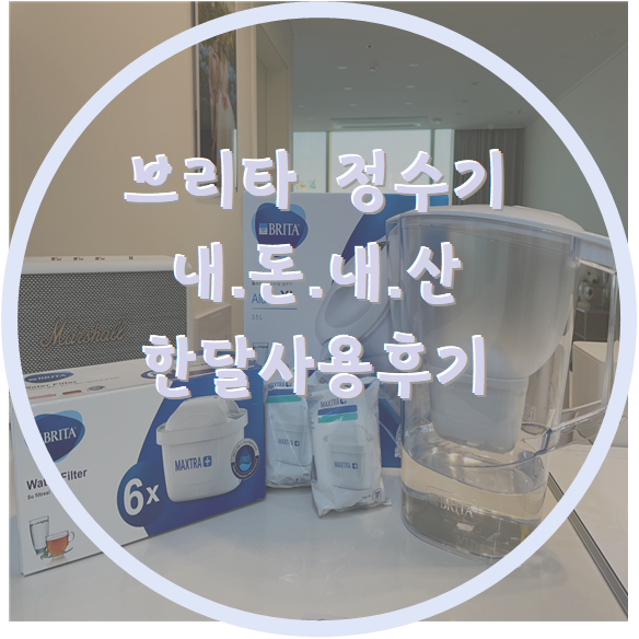  브리타 정수기 내.돈.내.산 한 달 사용 후기!!