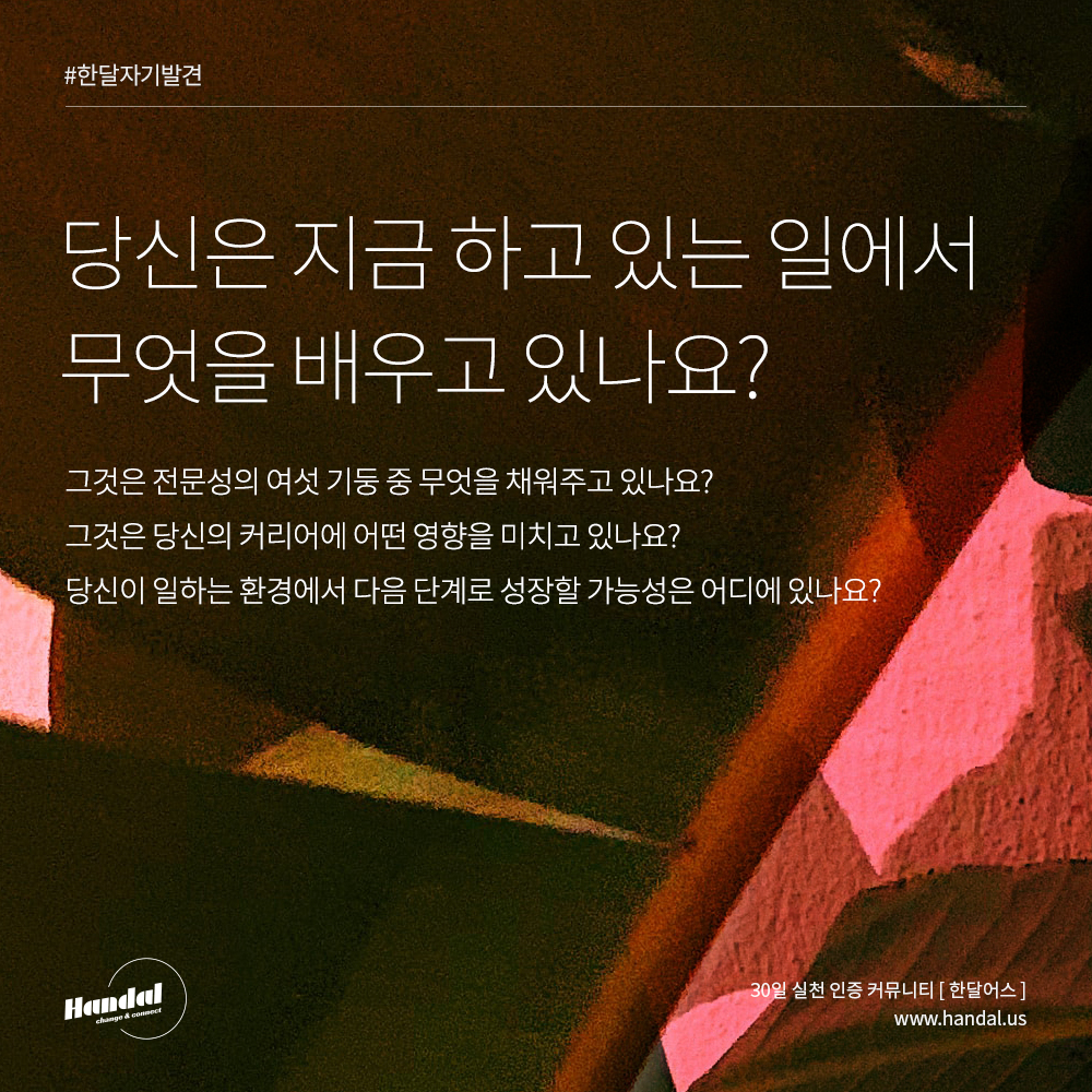  Day18. 전문가의 여섯 기둥으로 바라본 나의 일