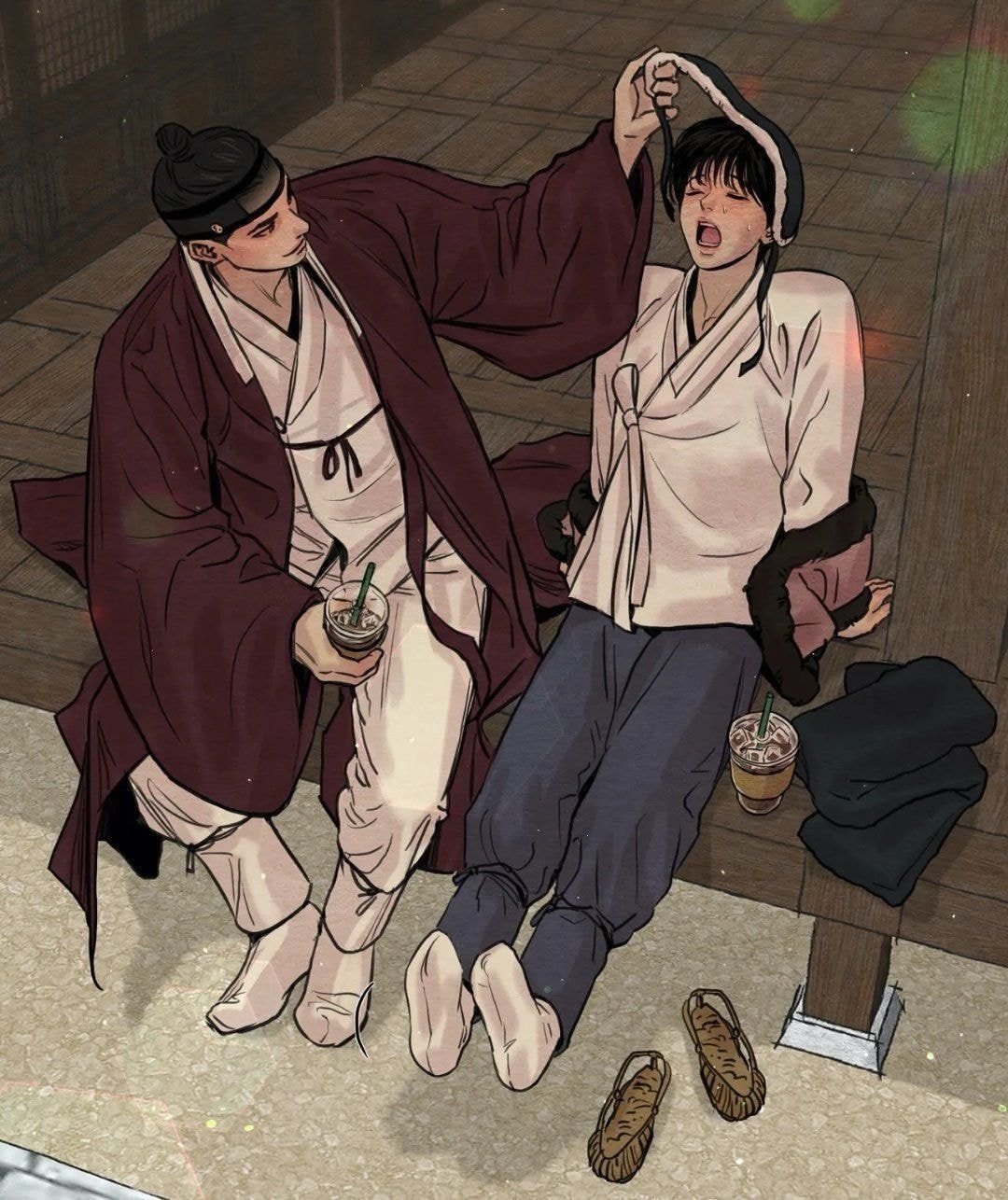  댓글만 천개 달렸던 BL웹툰 야화첩 난제 해결됨.jpg
