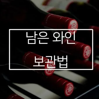 와인보관법 남은와인보관_4