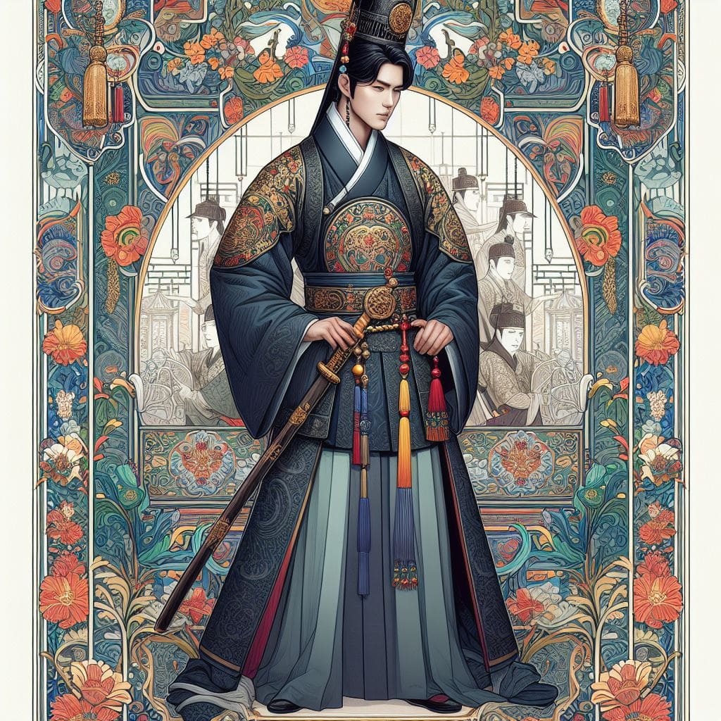 Korean traditional warrior 22