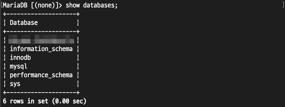 show-databases-명령어를-통해-데이터베이스의-리스트를-볼수있다.