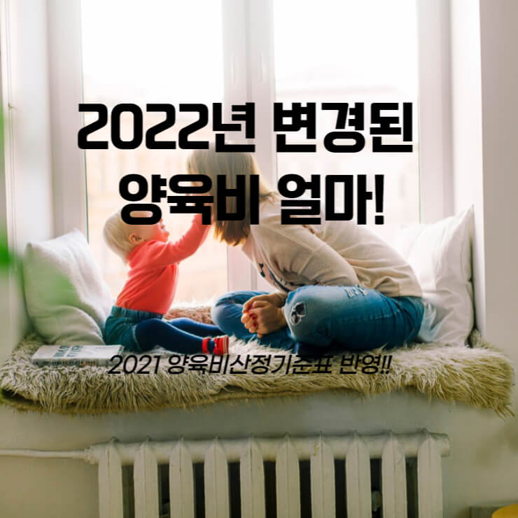 2022년 변경된 양육비 관련 썸네일