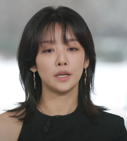 차주영 올블랙 패션