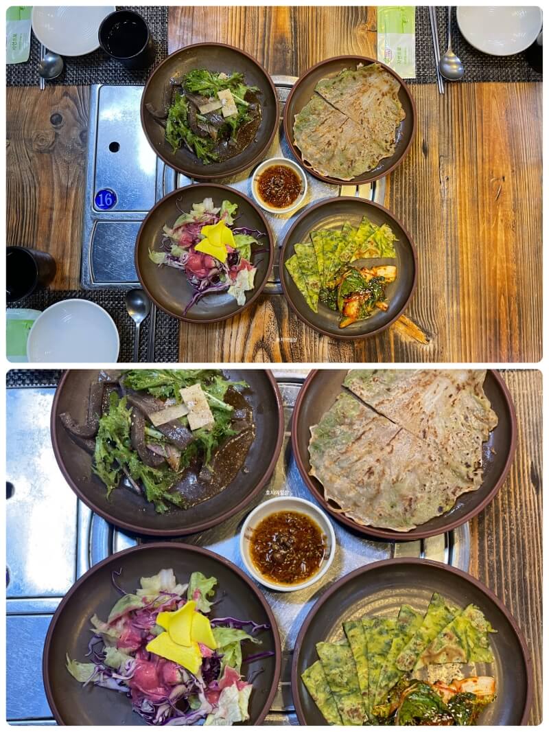 인천 연수구 한정식 맛집 자연으로 - 정식 1차 음식