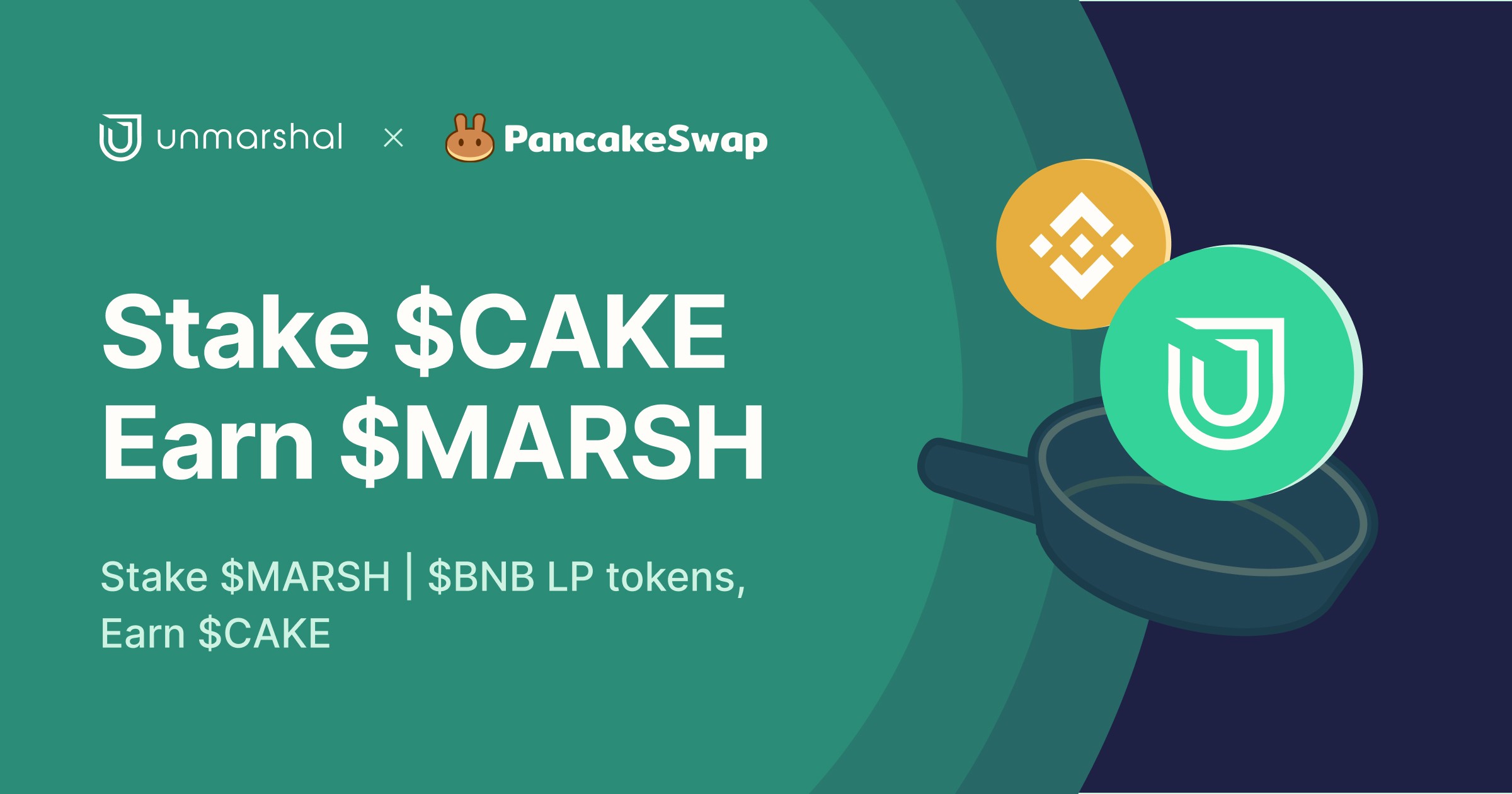  [Unmarshal 언마샬] PancakeSwap의 $MARSH 맛 시럽 풀