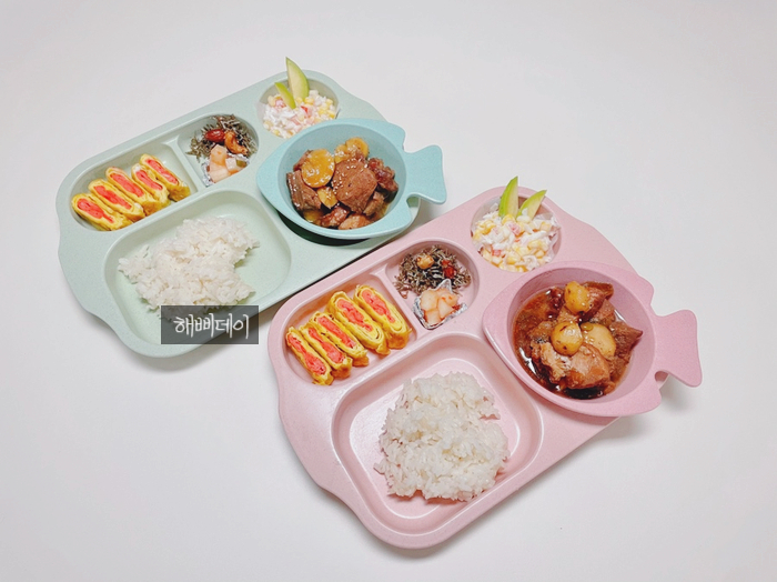 받은 #세미내주방에서 초간단 맵지 않은 #유아깍두기 만들기! - #파프리카김치 [#우리맛샘표상] 2021 샘표 어린이 그림대회에서 5