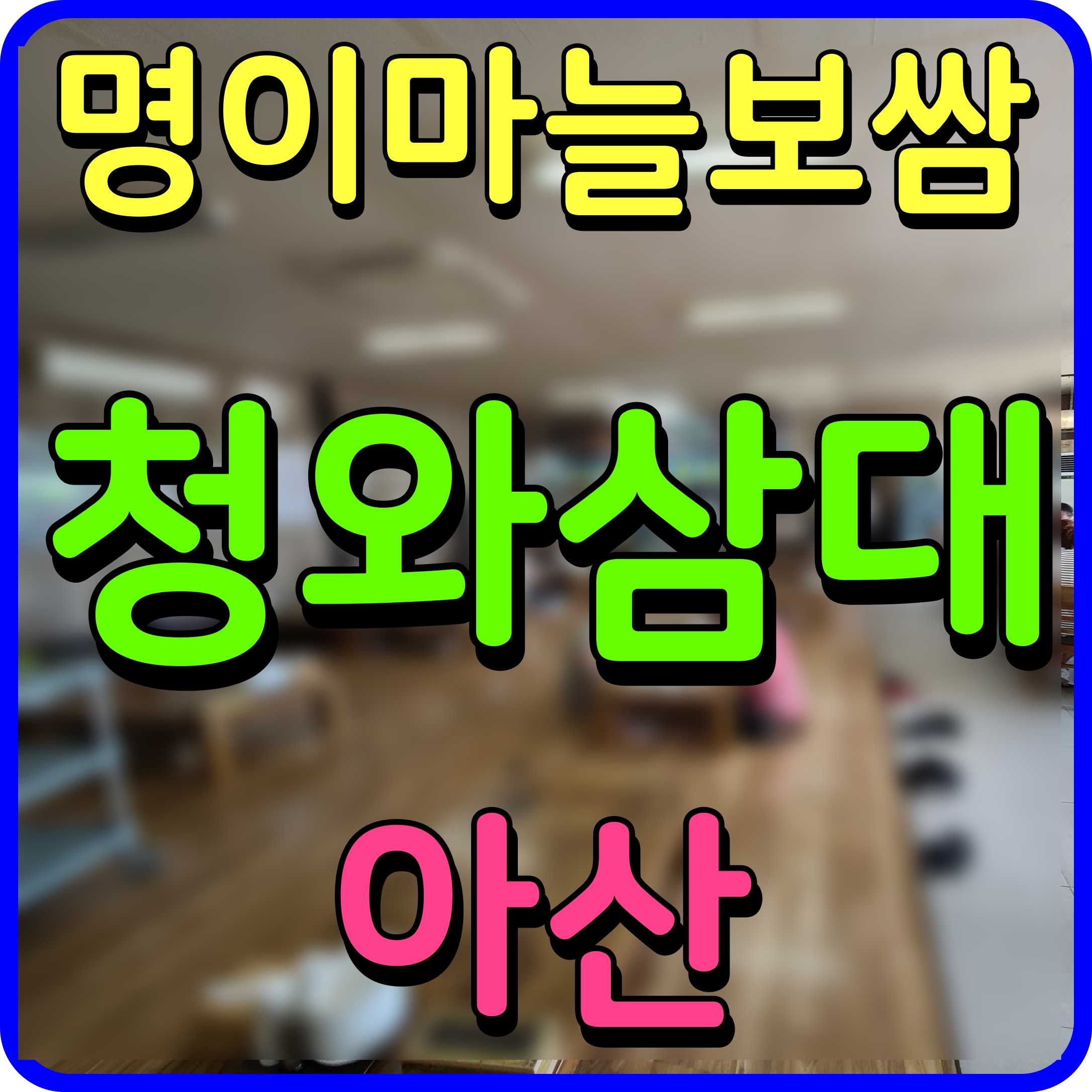  아산 청와삼대 칼국수 명이마늘보쌈 점심특선 훌륭해