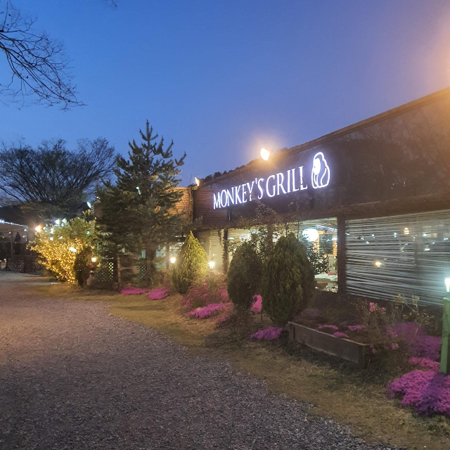  야외바베큐식당,용인몽키그릴