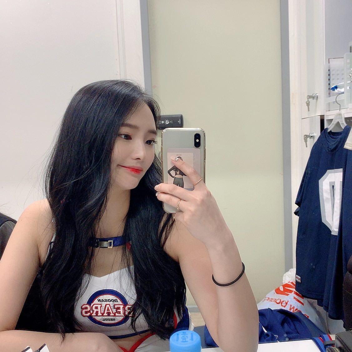  두산베어스 치어리더 이나경 인스타그램 셀카 사진
