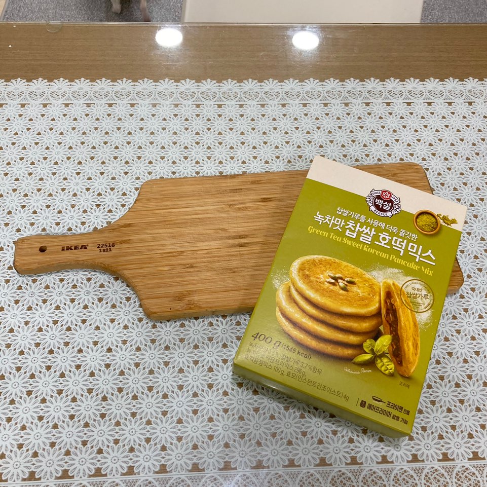  소희의 일상 :: 녹차맛찹쌀호떡믹스로 호떡만들기