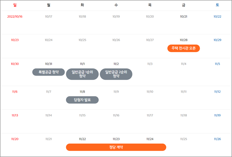 e편한세상 홍성 더센트럴 아파트 분양일정