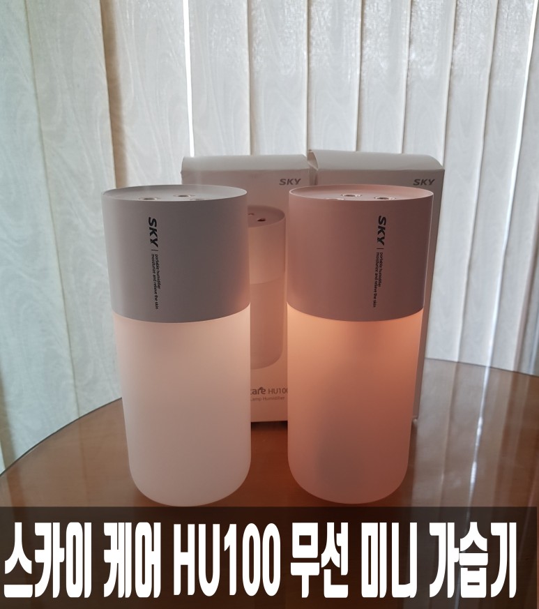  건조한 요즘 스카이 케어 HU100 무선 미니 가습기로 촉촉함을 유지하자