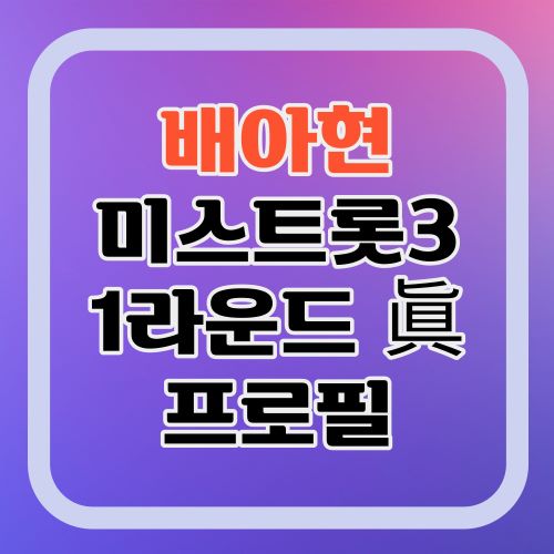 미스트롯3-배아현-프로필