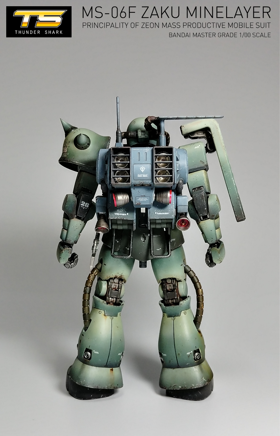 MS-06F ZAKU MINELAYER Painted 자쿠 마인레이어 도색 완성