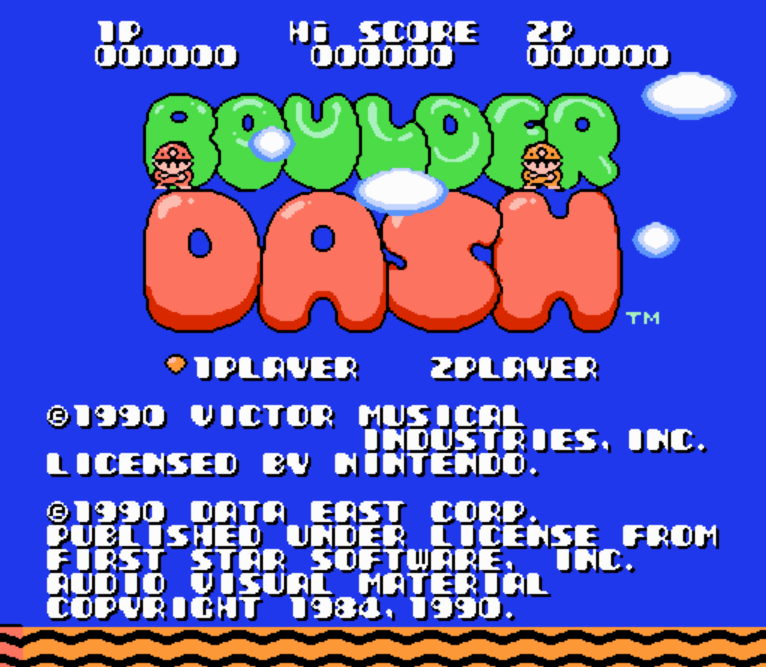  NES ROMS - Boulder Dash (EUROPE / 유럽판 롬파일 다운로드)