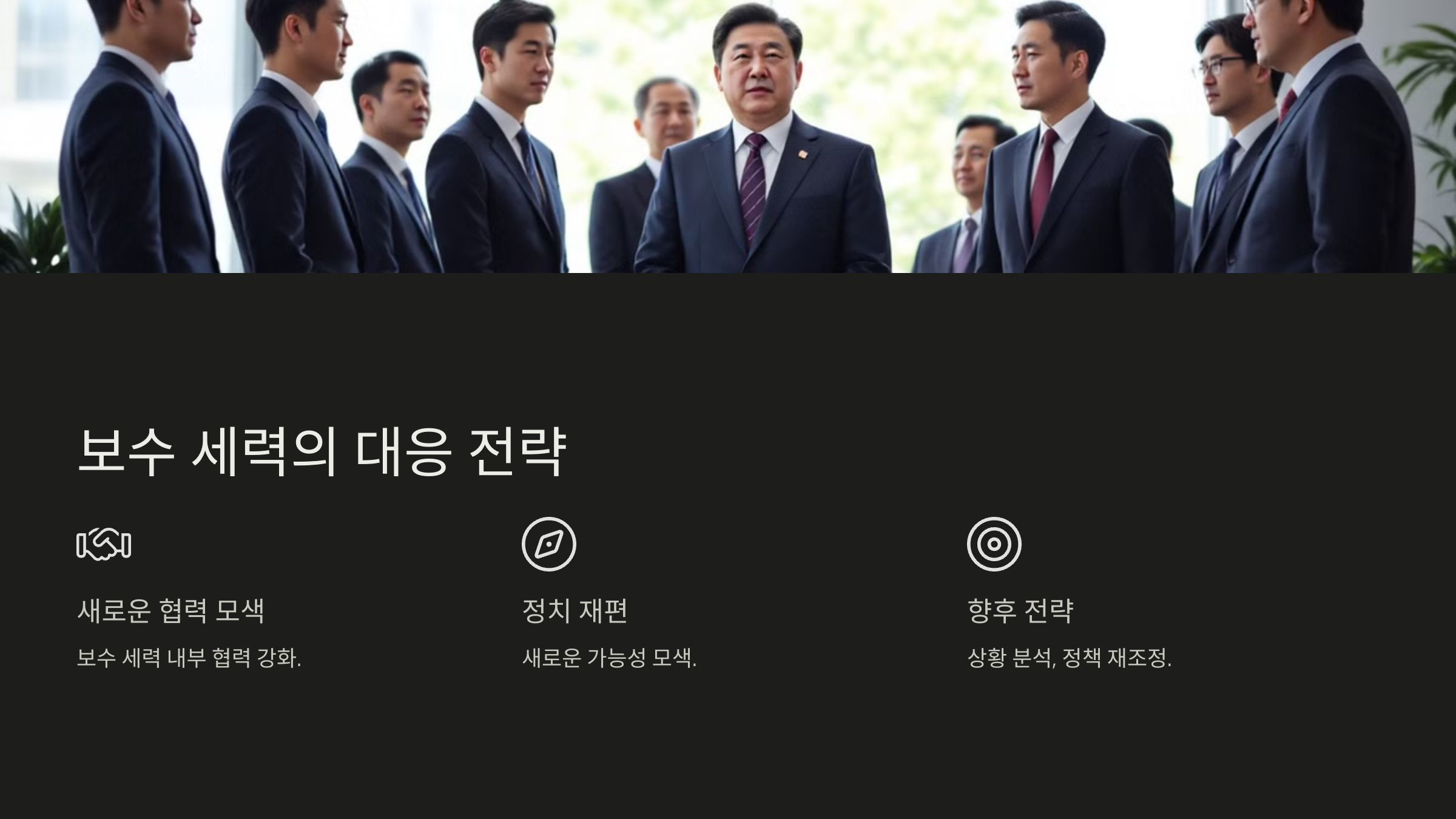 윤석열 탄핵 후 보수 세력의 대응 전략