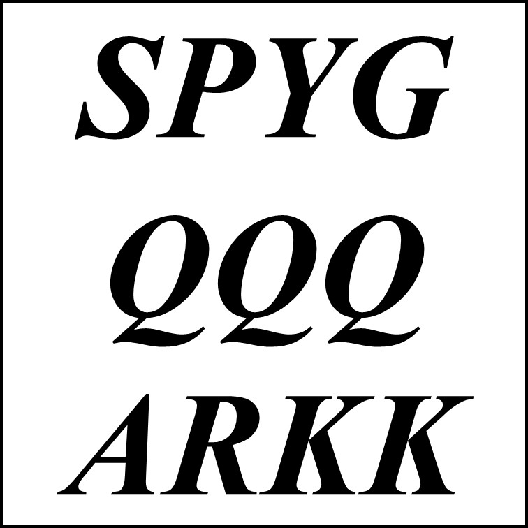 2020년 12월 5일 미국 대표 ETF 금주 등락 (SPYG, QQQ, ARKK)