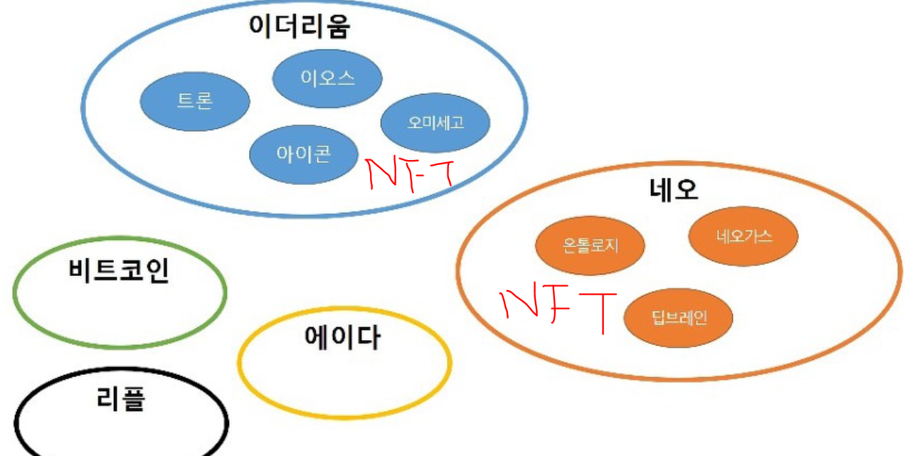 NFT 코인 차이점