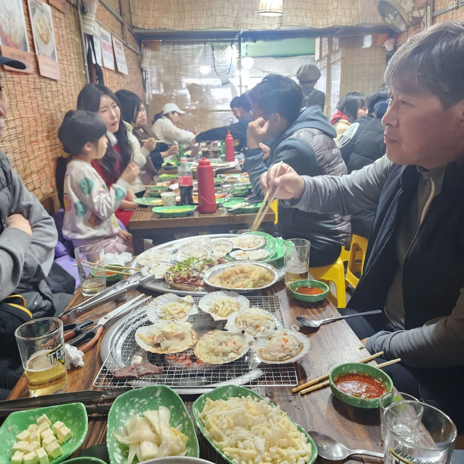 부산 송도 용궁구름다리와 숙이네