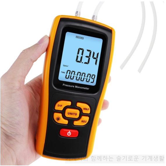  디지털 압력계란? : 사용방법