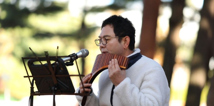 팬플루트-연주가-정동환-버스킹