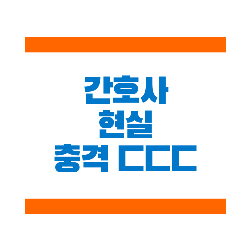  간호사 현실에 대해서 알아보자....ssul