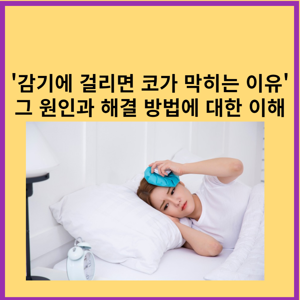 감기에 걸리면 코가 막히는 이유: 그 원인과 해결 방법에 대한 이해
