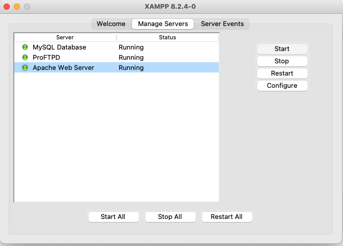  [XAMPP] Mac Apache 서버 시작 오류 해결 방법