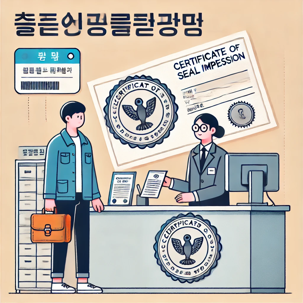 인감증명서 등록 방법