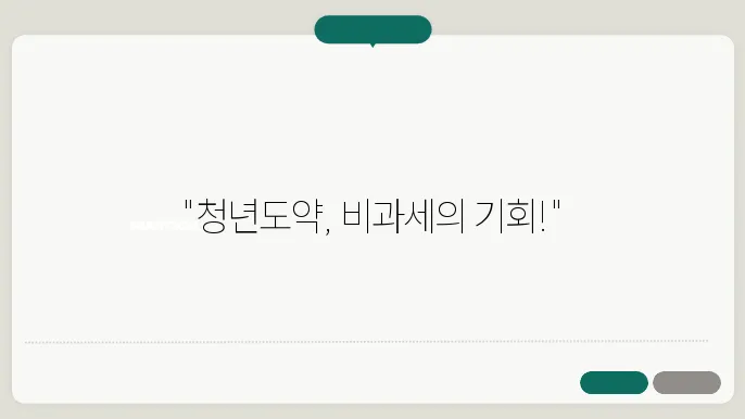 청년도약계좌 일시납입 비과세 혜택