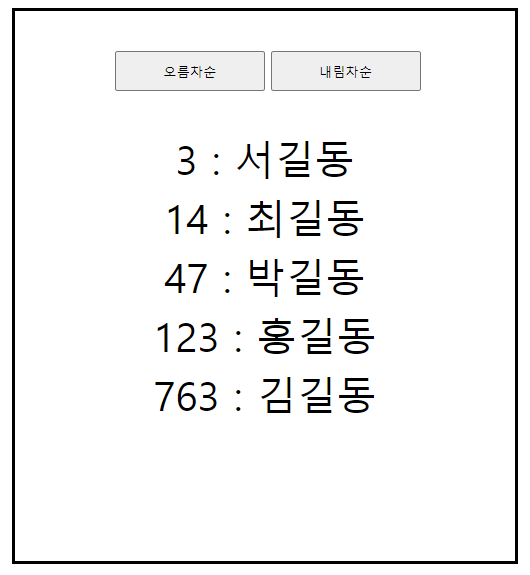  array.sort() 오름차순, 내림차순 정렬하기