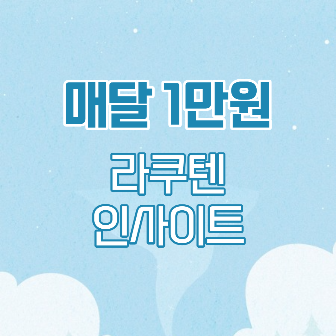  [부수입/앱테크] 설문조사로 돈 버는 법, 라쿠텐 인사이트