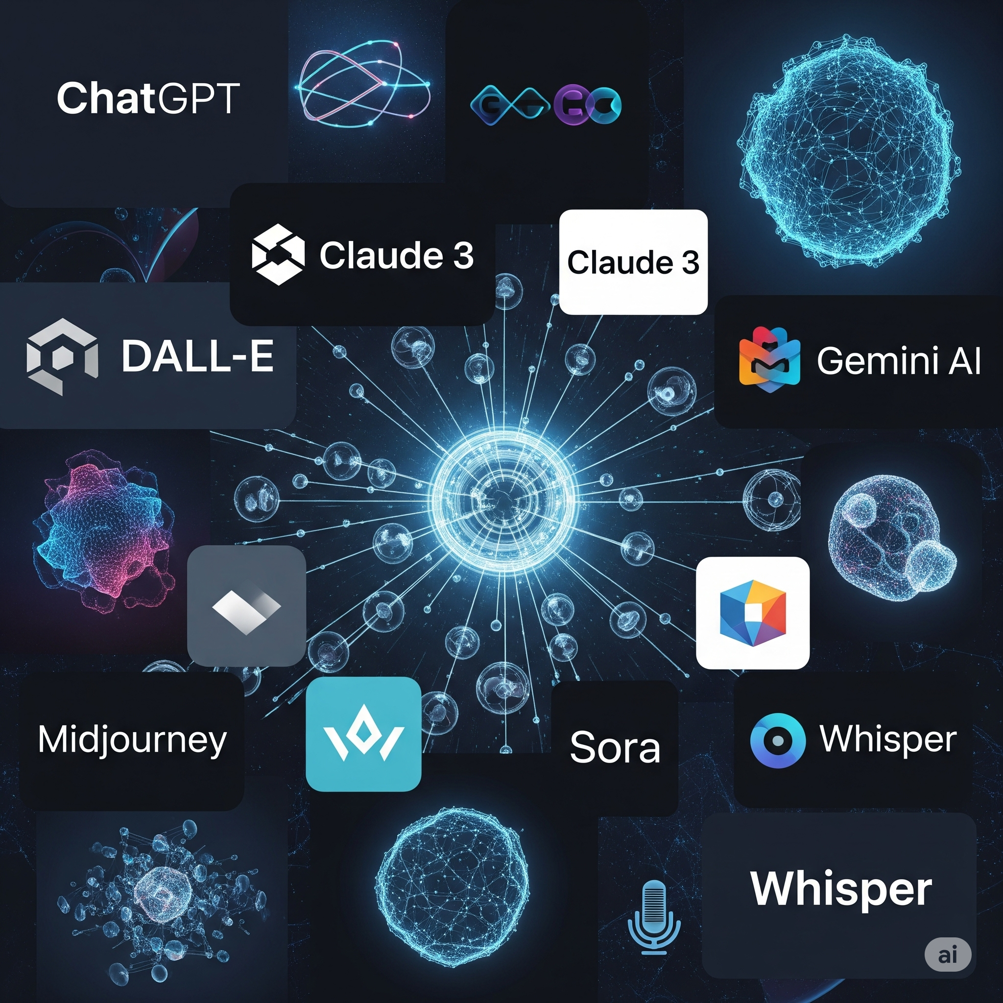 생성형 AI 도구 비교 기능 맵