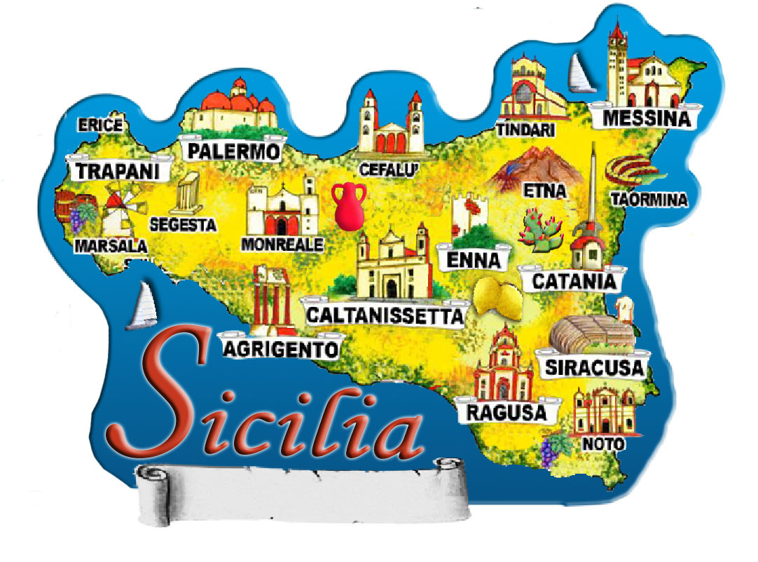시칠리아 지도