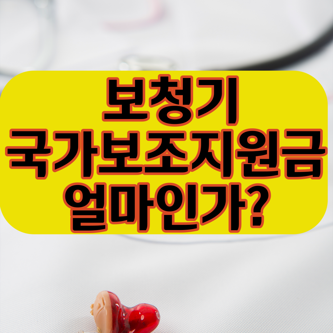  보청기국가보조금지원 얼마 가능? 131만원 받는 방법 알아보기