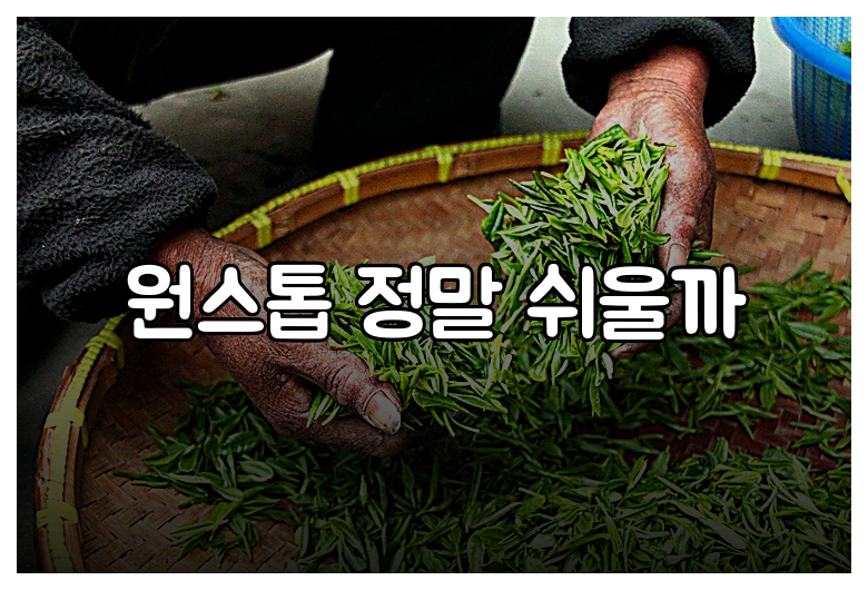 원스톱 정말 쉬울까