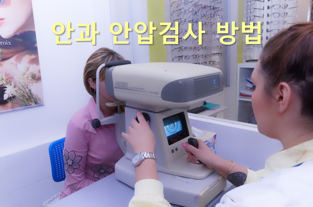  안과 안압검사 방법과 안저검사 방법