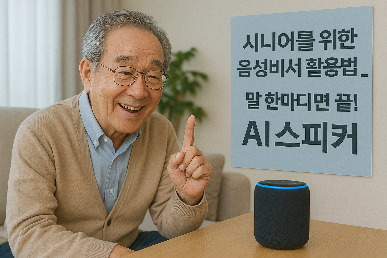 시니어를 위한 음성비서 활용법 _말 한마디면 끝! AI 스피커