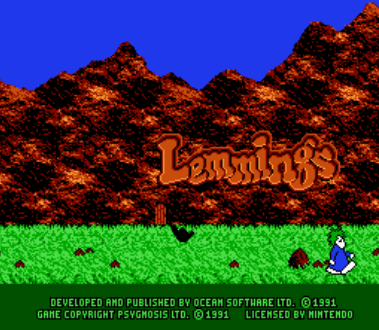  NES ROMS - Lemmings (EUROPE / 유럽판 롬파일 다운로드)