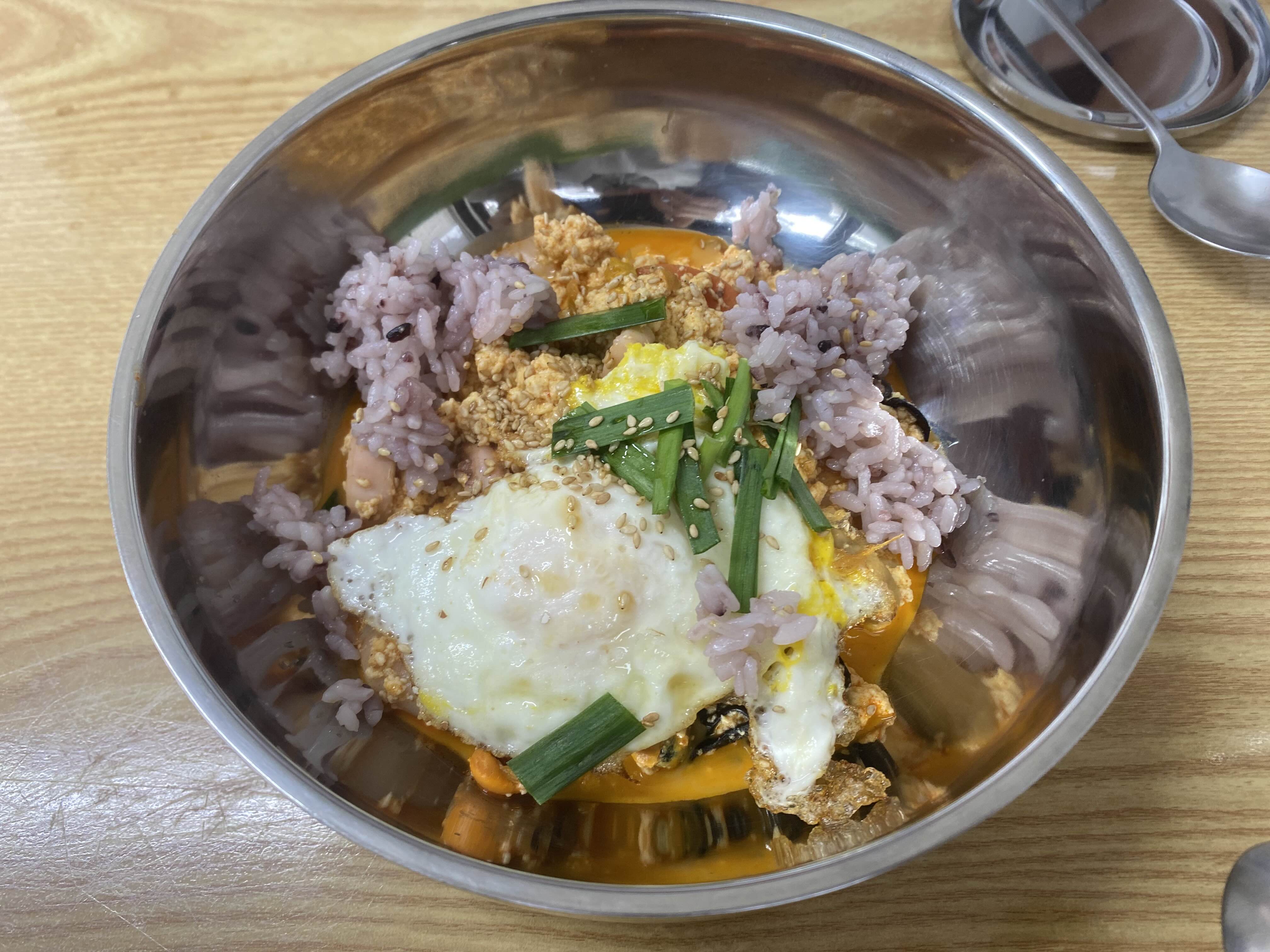 짬뽕순두부비빔밥